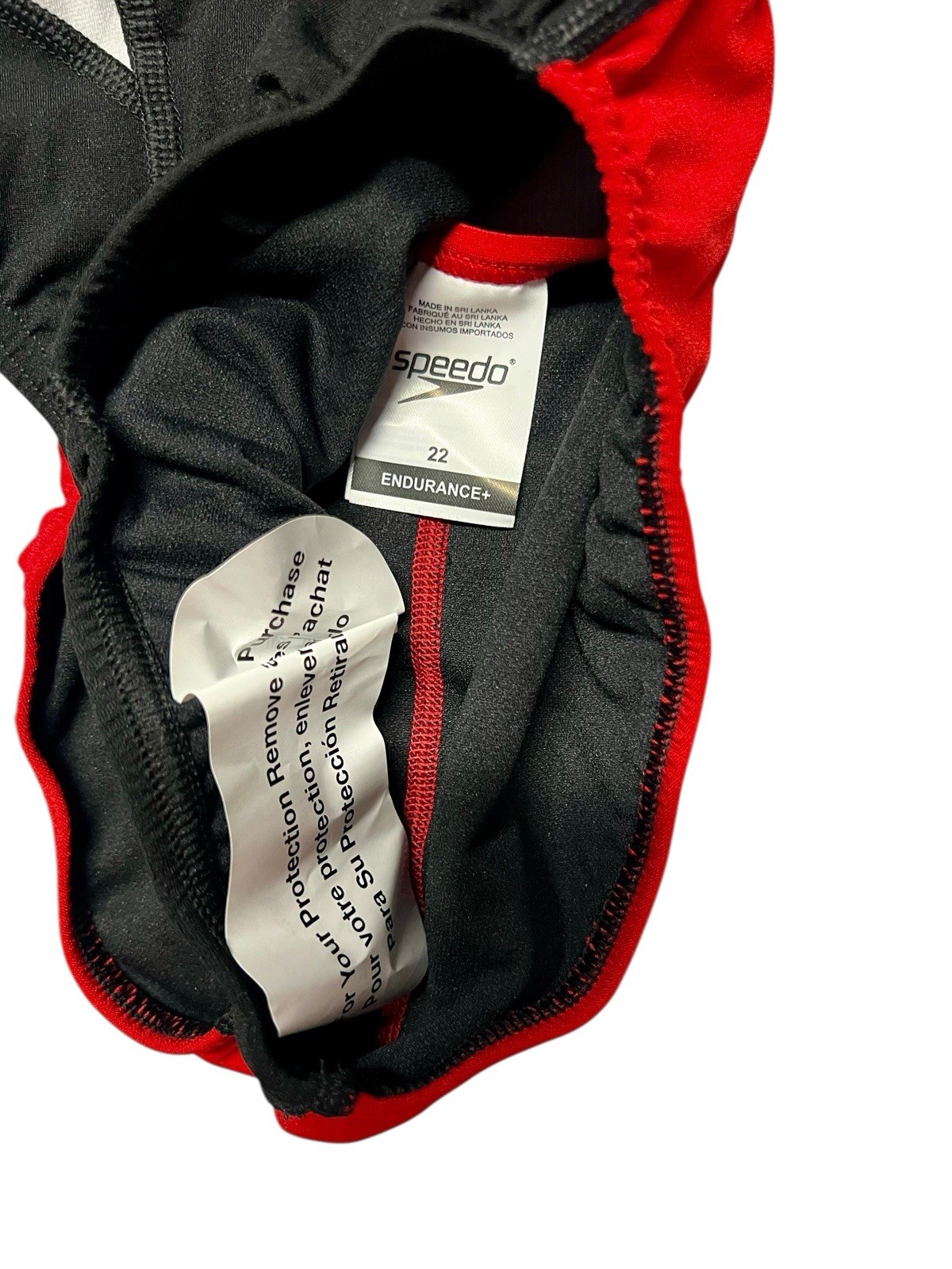 New With Tags Speedo Endurance+ Competition Racing Suit Womens 22 Crossback