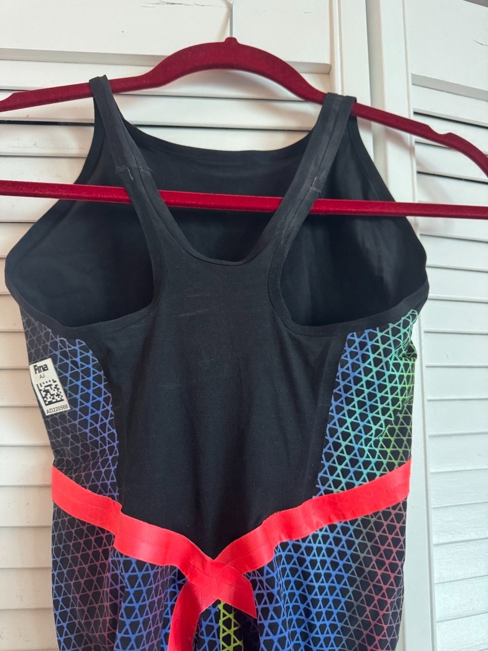 Adidas Women’s Adizero XVIII Freestyle Closed Back Tech Suit Black/Pink Size 24