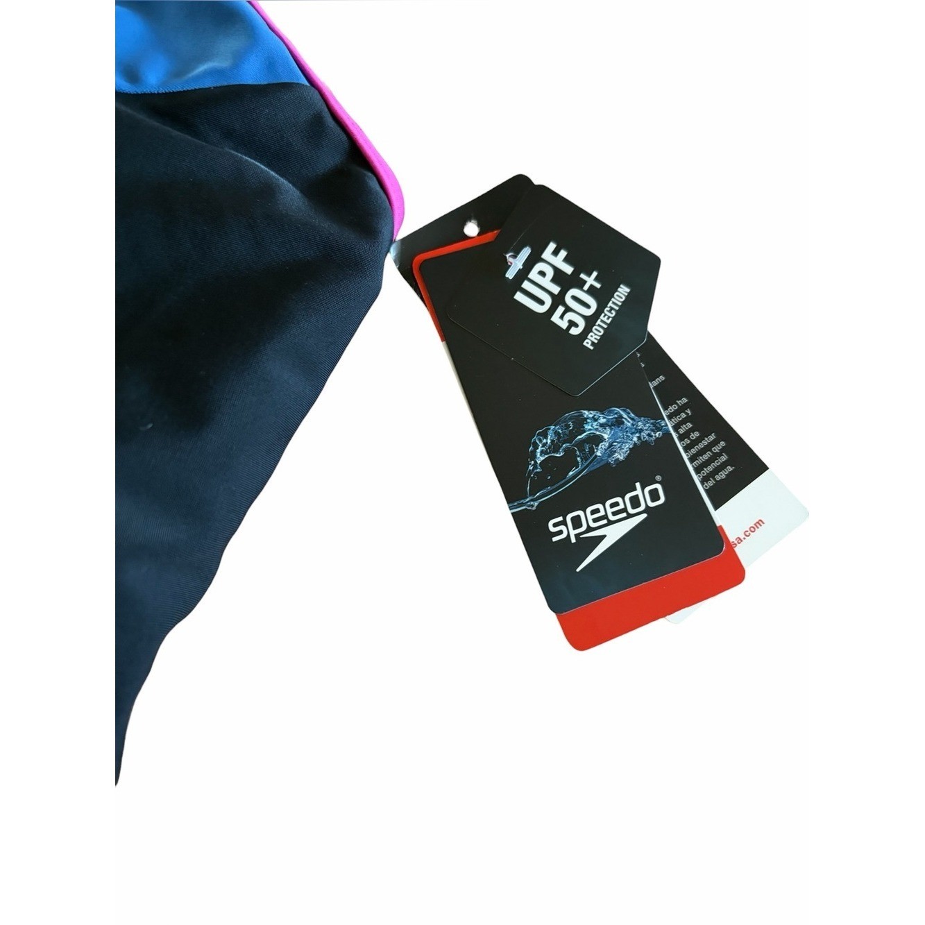 Speedo One Piece Swimsuit Athletic Women’s Colorblock Tie Back Black New