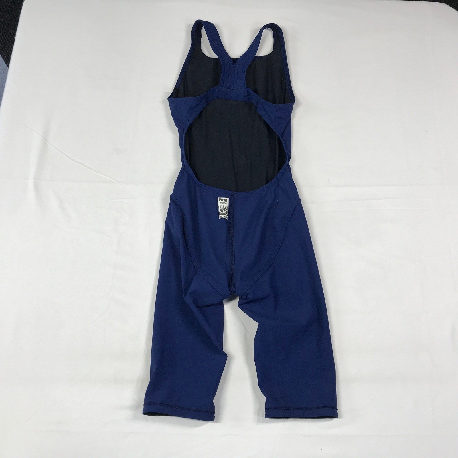 Arena Powerskin ST 2.0 Navy Blue Kneeskin Racing Swimsuit FINA Approved Size 24