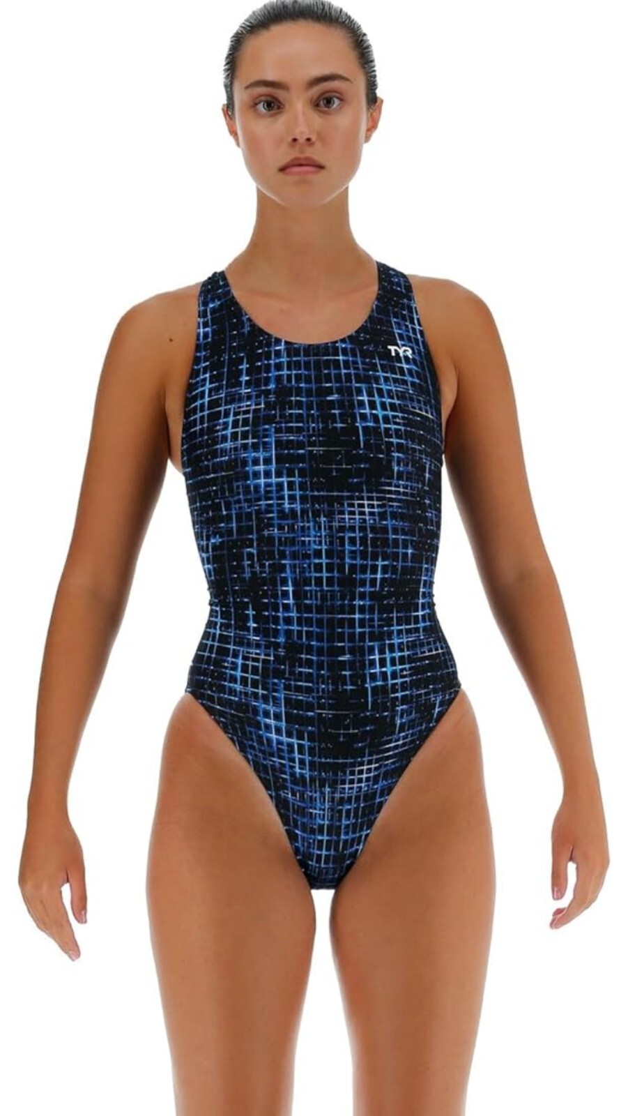 TYR Women’s Atrix Maxfit Swimsuit 2024 Size 32 (M) One Piece Navy Blue NWT