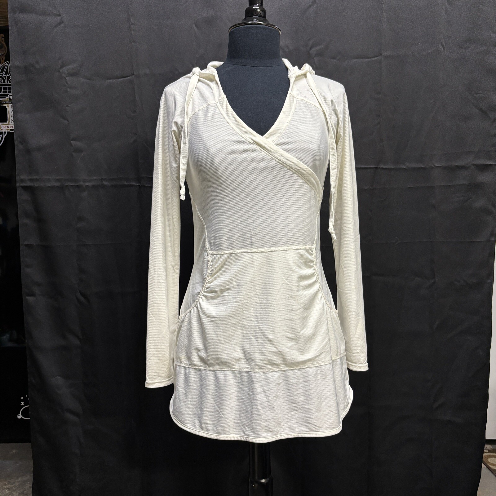 Athleta Wick-It Wader Cover Up Size XS Off White Swim Dress