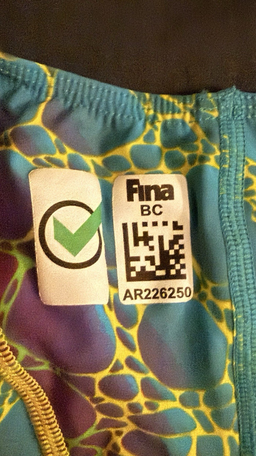 Arena FINA Approved Racing Kneeskin One-Piece Swimsuit
