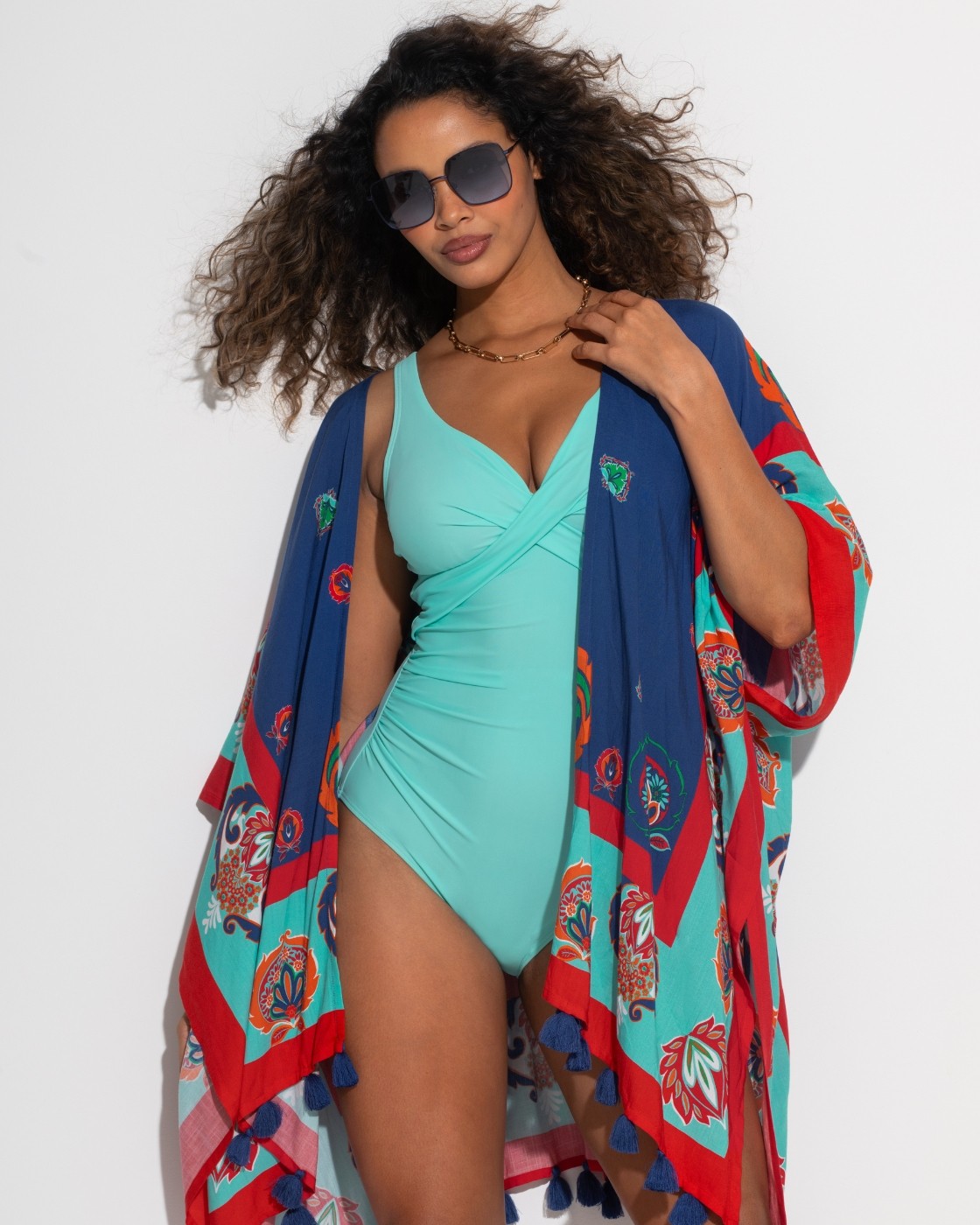 Pour Moi Indonesia Swimsuit Twist Tummy Control Womens Swimming Costume 25627