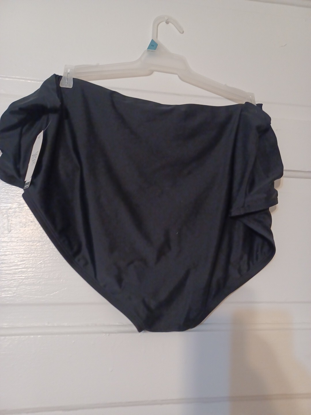 Women’s Swimsuit Bottoms Black 3X (24-26) PLUS BRIEFS NEW TIME AND TRU