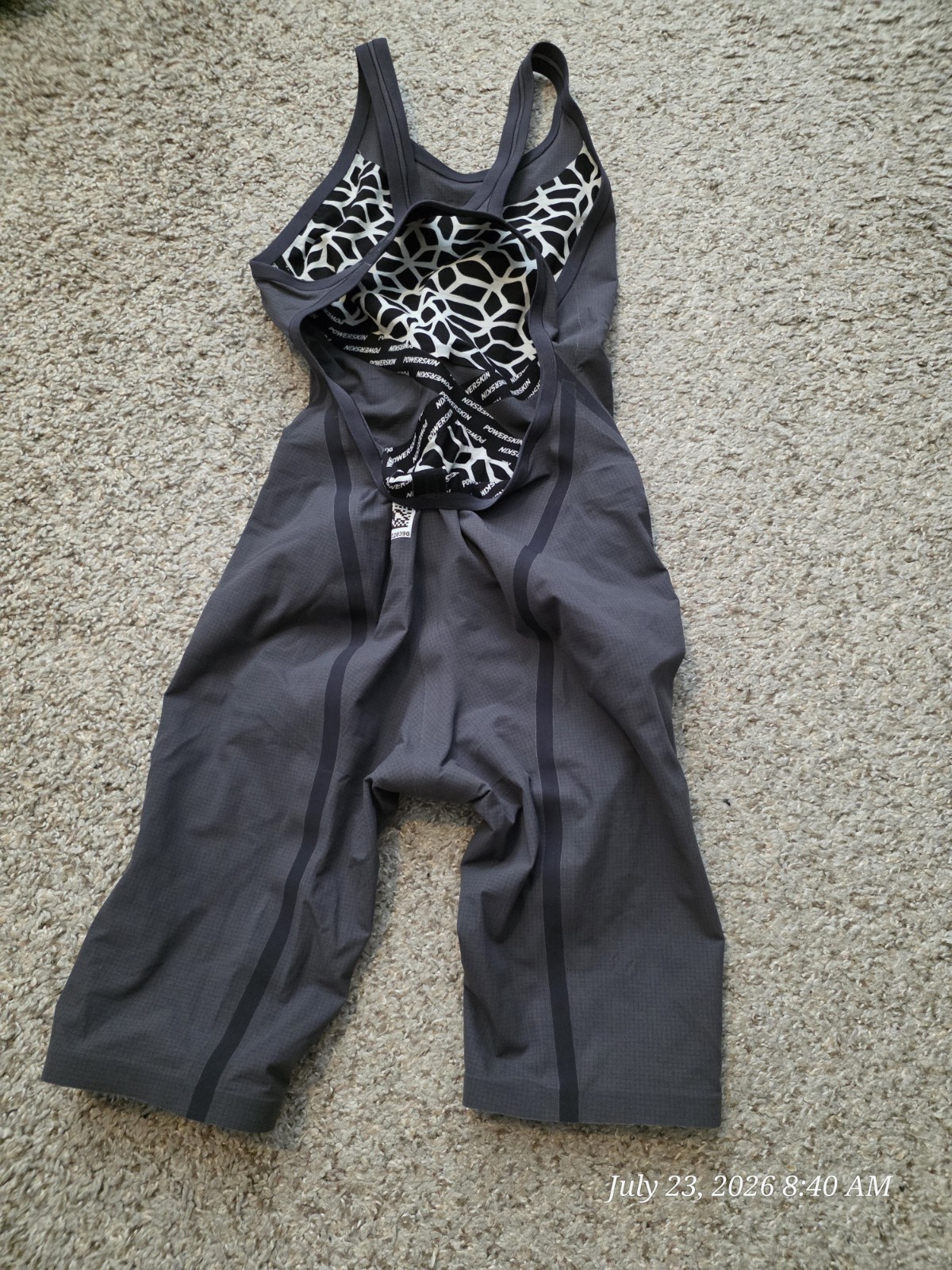 Arena Powerskin Women’s Competitive Kneeskin Swimsuit Size 26 Open Back