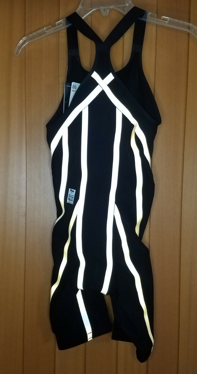 $450 Adidas Adizero XX Closed Back Swim Suit Speed Skin Knee FINA Women’s 24″