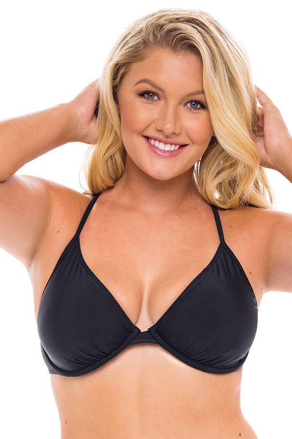 H2OH Flawless Underwire Bikini Top BLK E