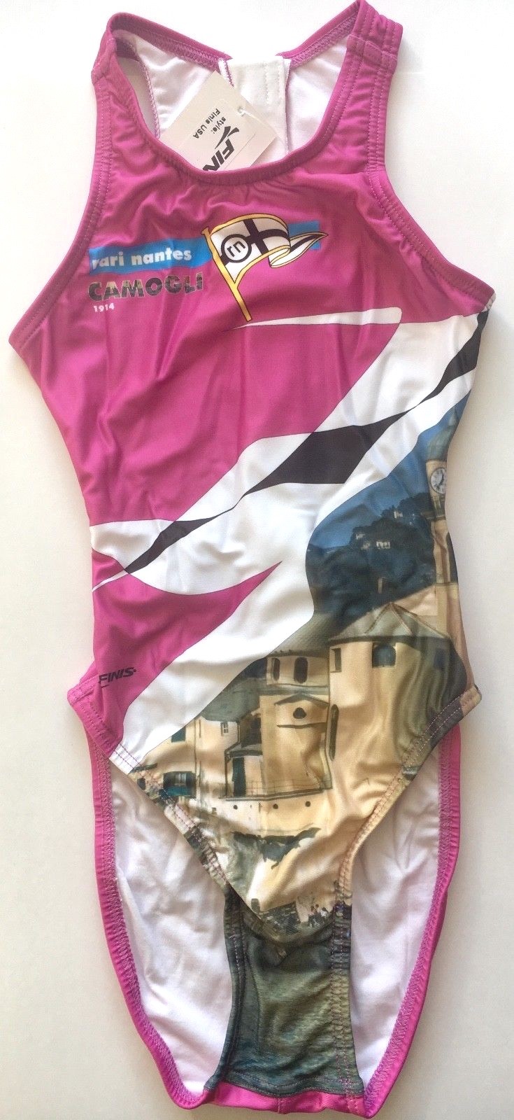 Female Water Polo Zipback Suits (HOT Pink / Print) Sizes 20-38 NWT
