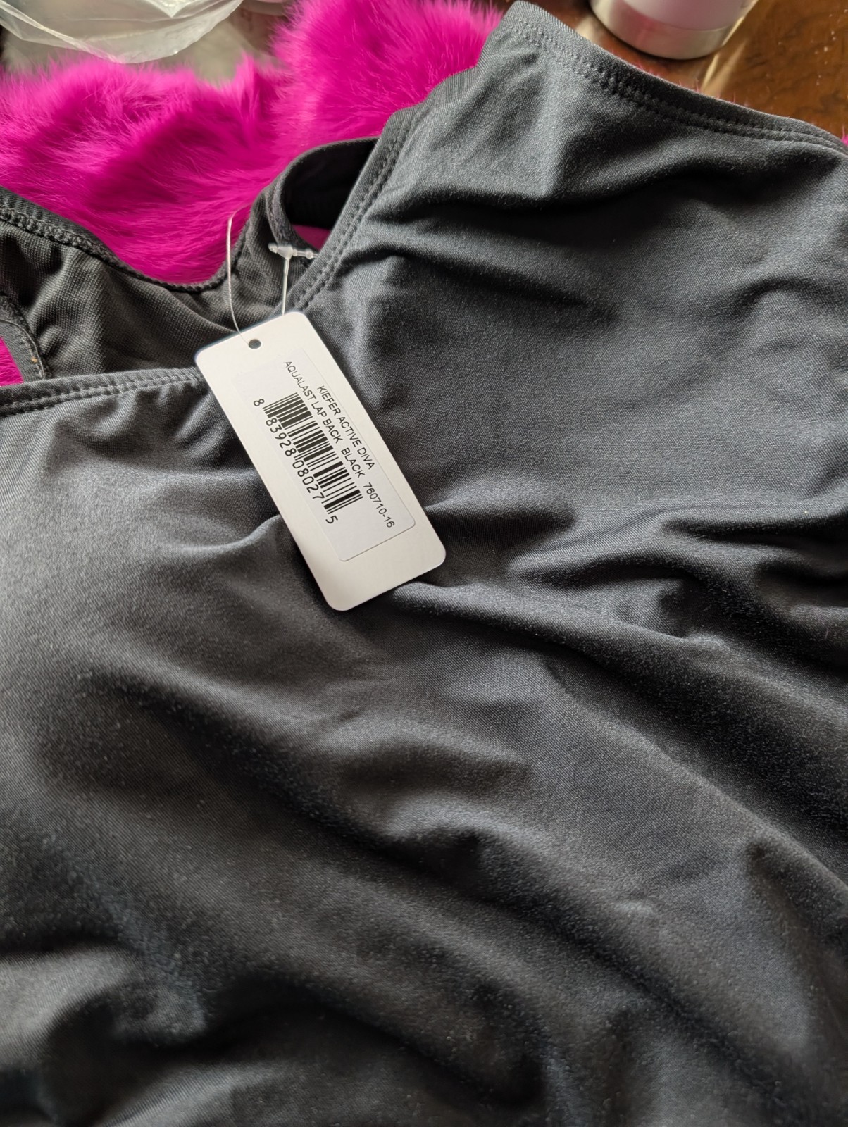 Kiefer Racerback Competitive One Piece Swimsuit Black Size 16 for Swimming
