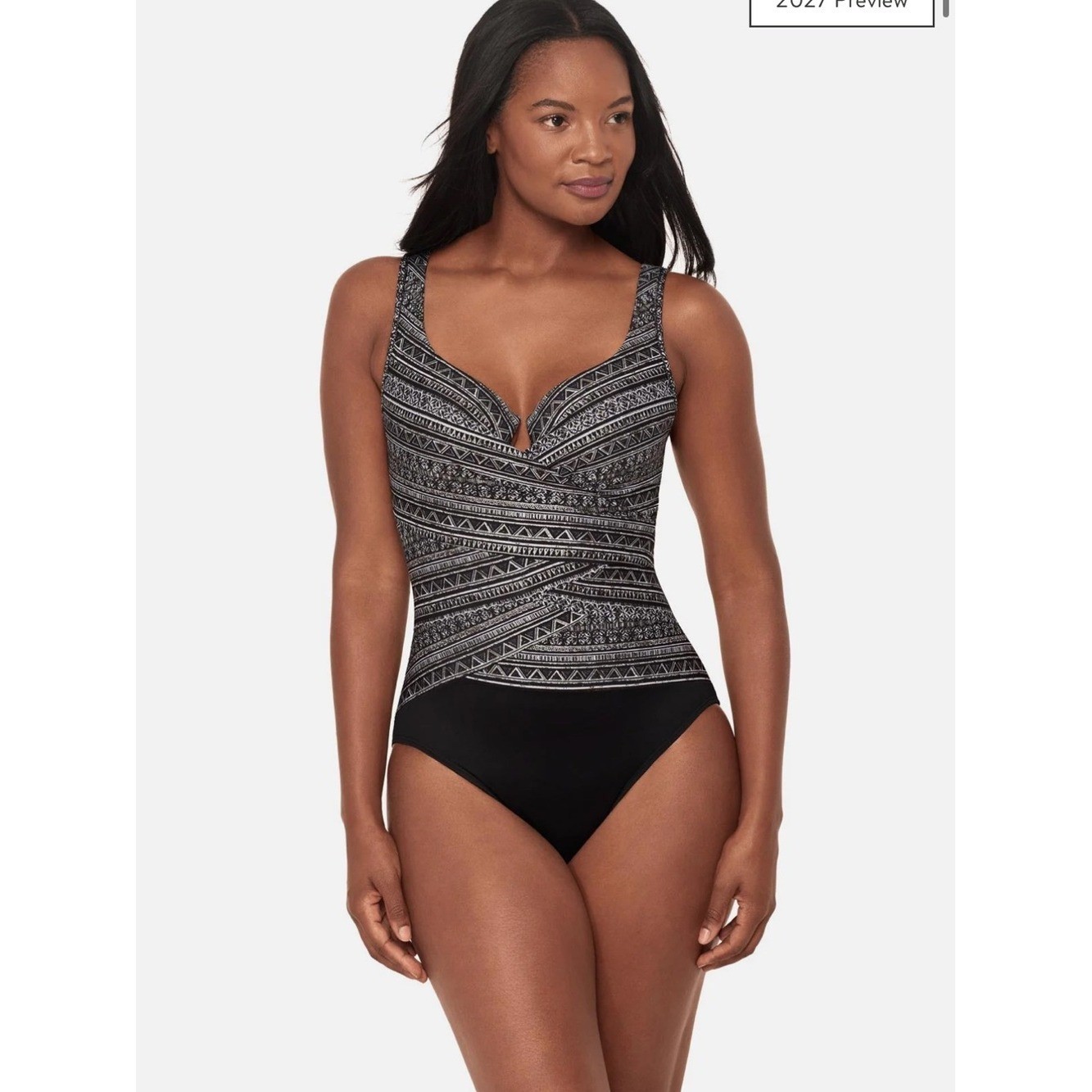 Miraclesuit escape lioness underwire one piece slimming swimsuit bathing suit XL
