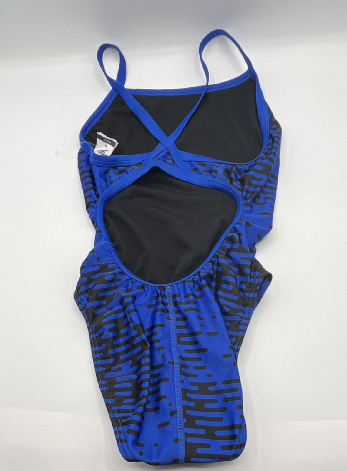 Speedo Pro LT Women’s Competitive Swimming One Piece Swimsuit Blue Black Size 30
