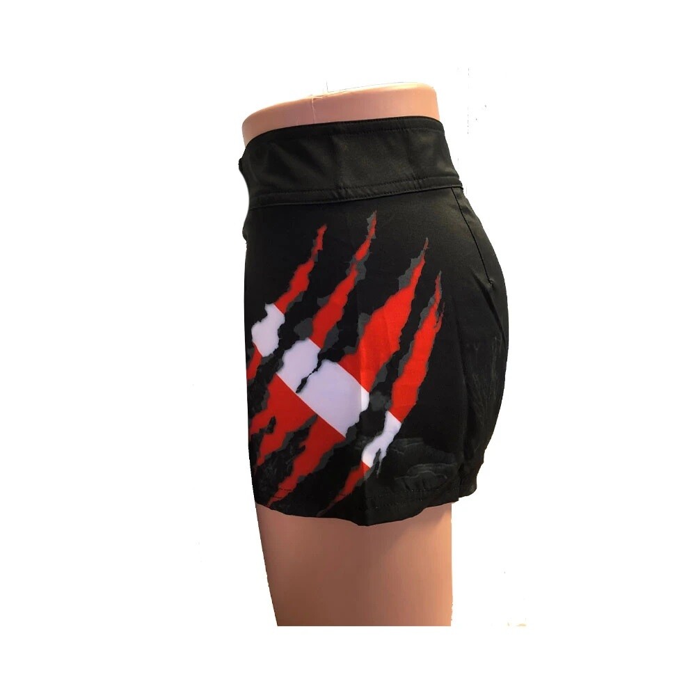 Sea Fear Ladies Women’s Board Shorts Swimwear Swimsuit Torn Flag