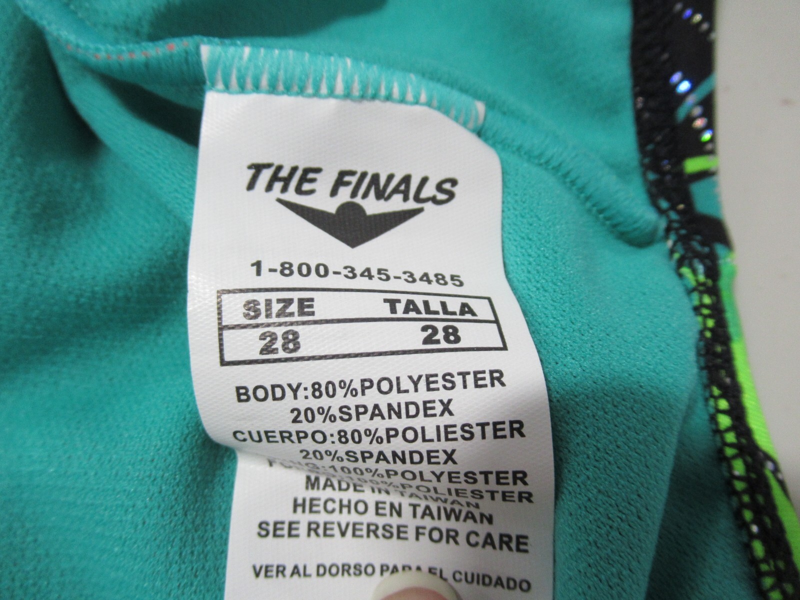 TYR The Finals Blossom Coral/Green Wingback Size 28 *NWT* Go Tropical!