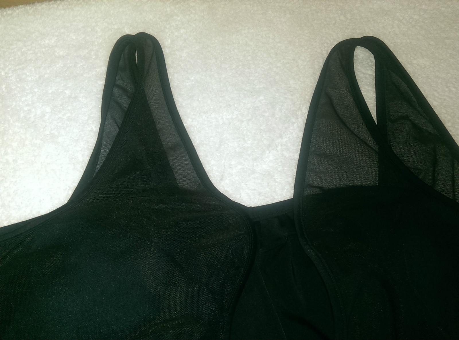 ROMAN’S SWIM BLACK HALTER TANKINI COVERED W/MESH FULL FIGURED WOMAN 26W