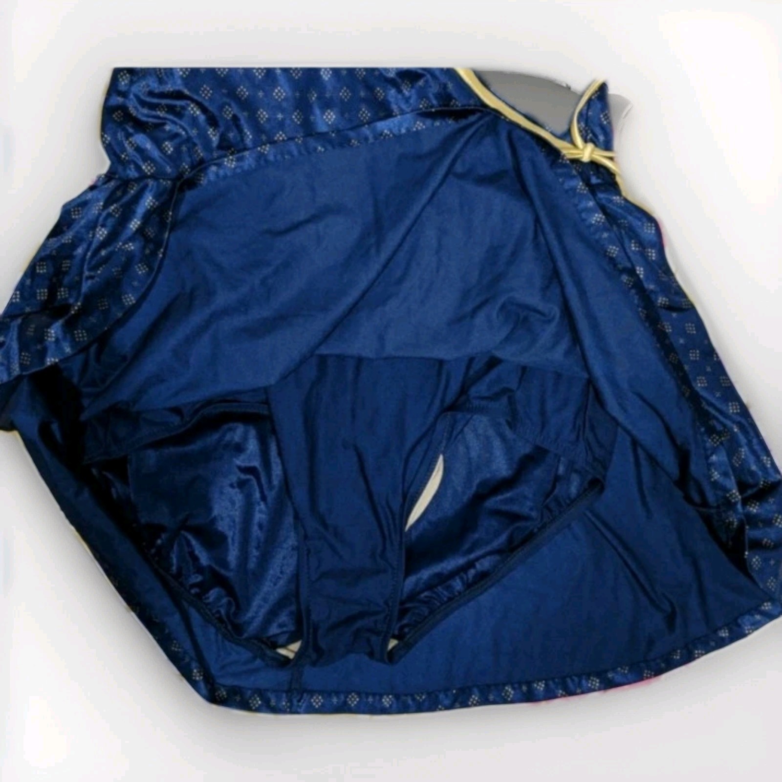 Robby Len ONE PIECE SWIMSUIT Skirt BATHING SUIT Women’s Size 22 22w Navy Plus Sz