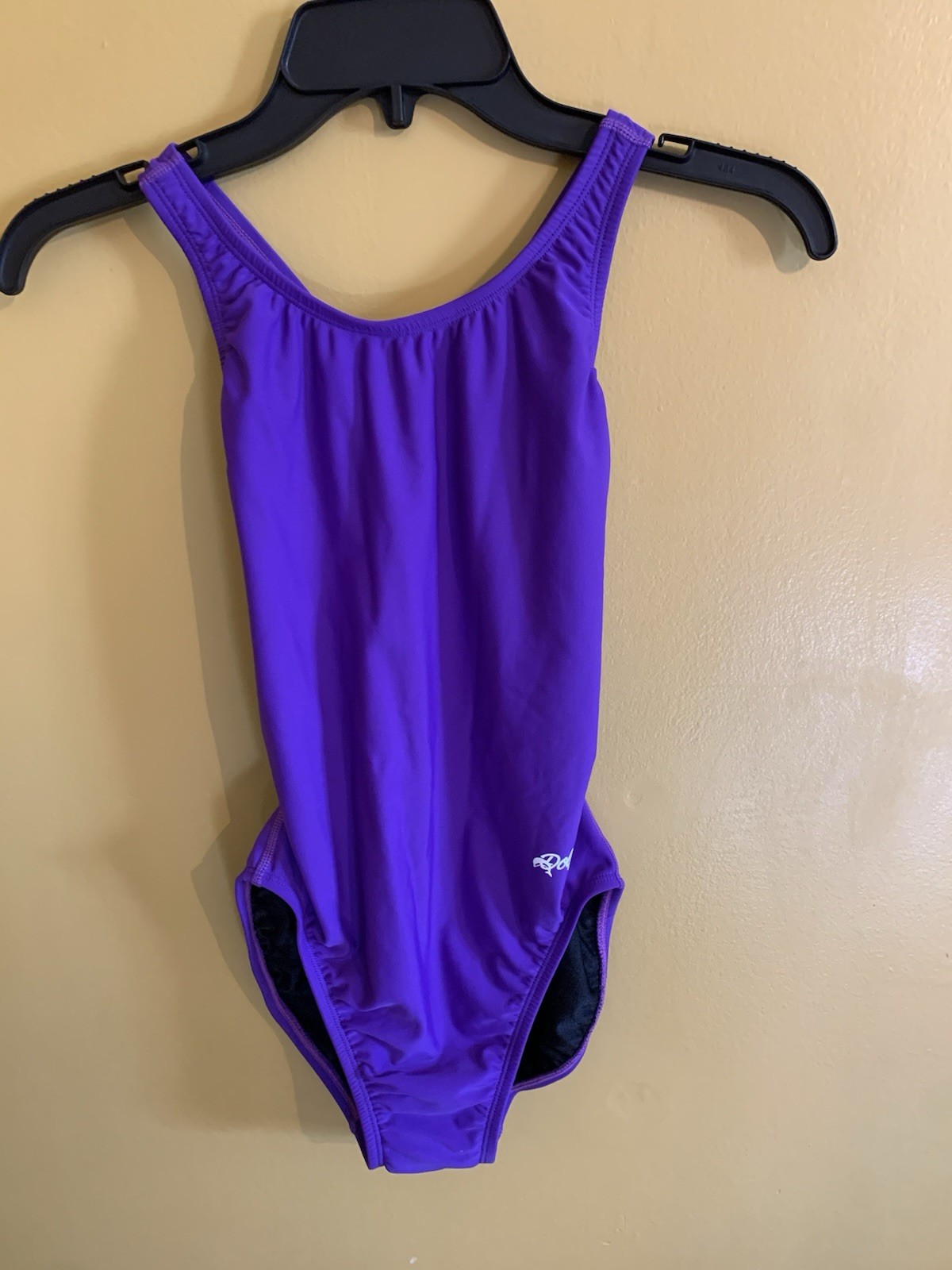 Purple Dolfin cute One Piece competitive Swimsuit Size 32 (Womens S/Kids L)