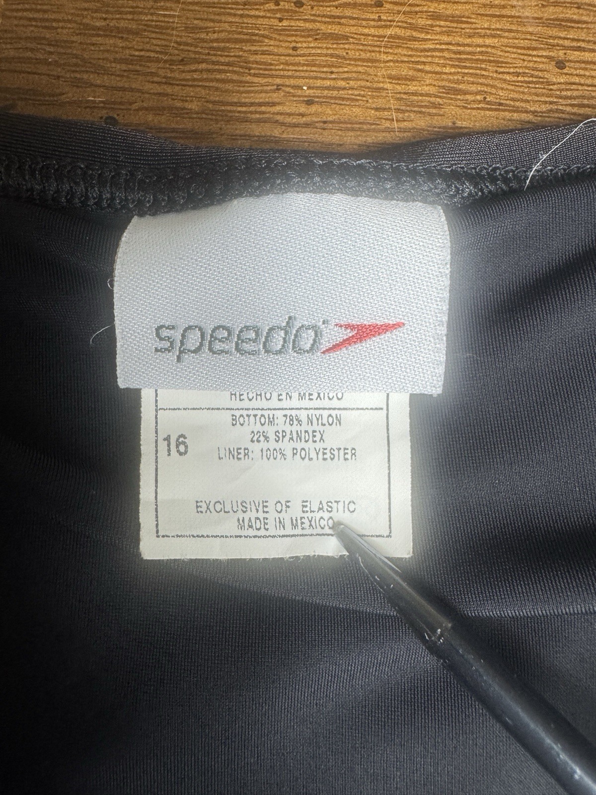 Speedo Swim Skirt Women’s Size 16 Black