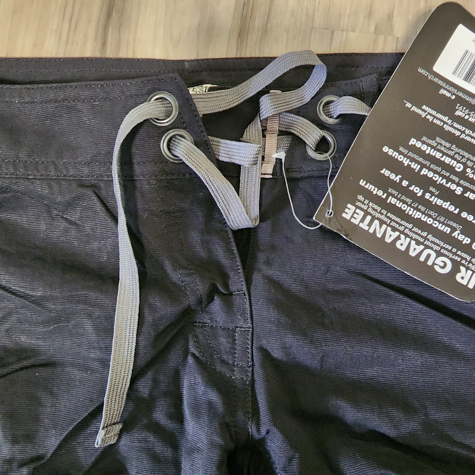 Immersion Research Guide Black Paddle Board Kayak Shorts Drawstring Women Sz 8