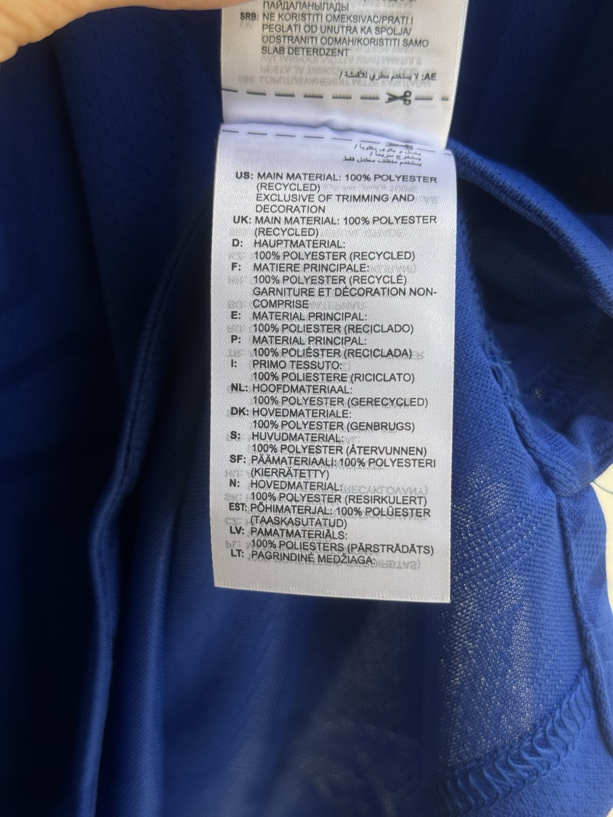 Adidas Condivo 22 Match Day Jersey Royal Blue Football Soccer Shirt S Aeroready
