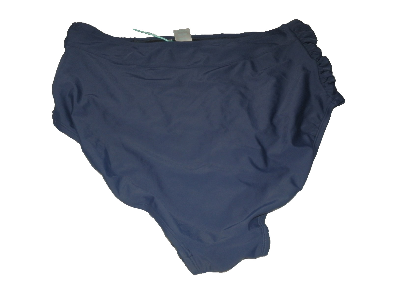 NEW Womens 16W 18W Kona Sol BLUE SWIM Bathing Suit Bottoms Panty High Waisted
