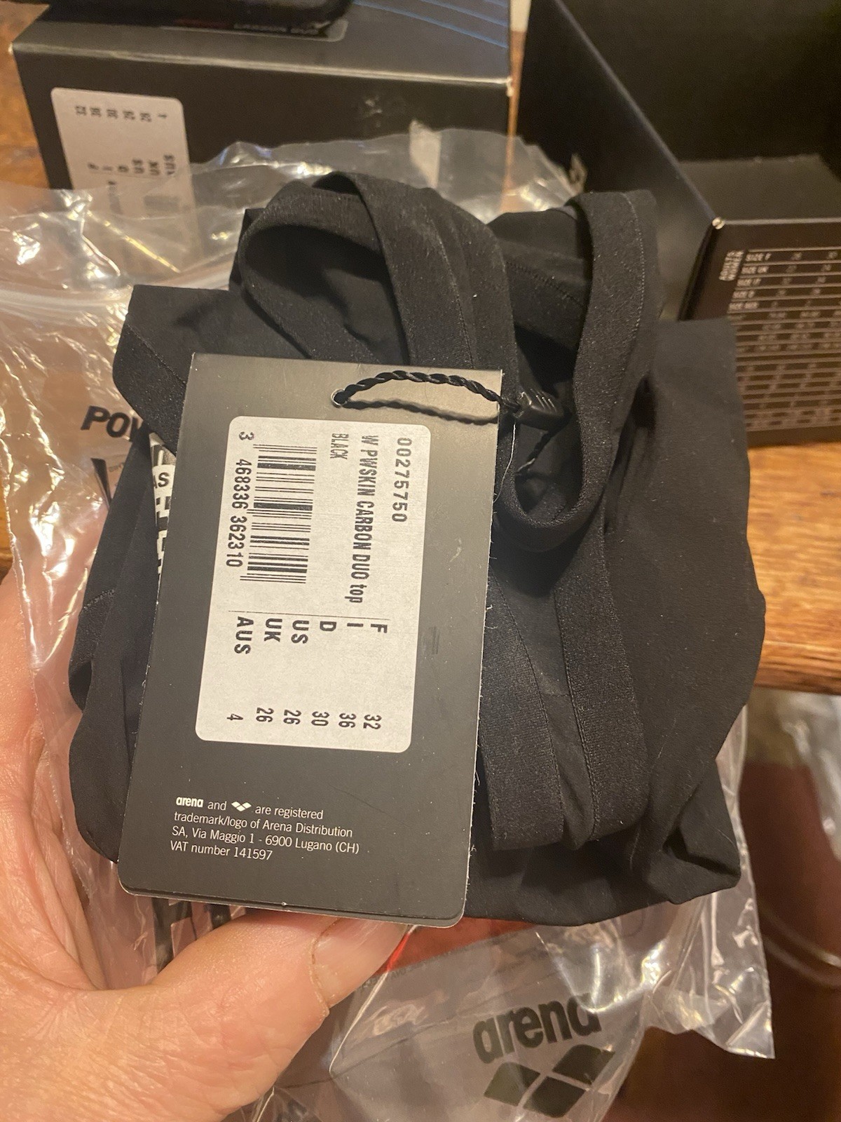 Arena Powerskin Carbon Duo Top NWT