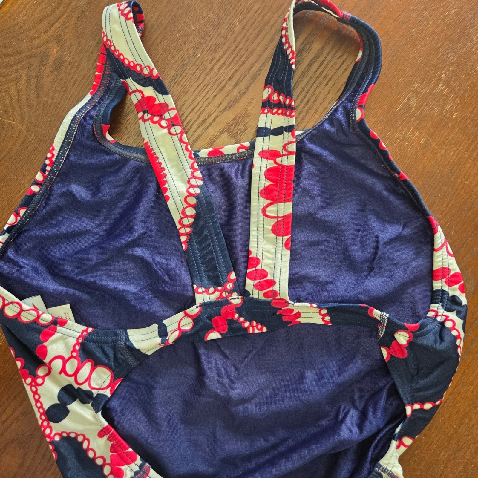 Speedo Crossback One Piece Swimsuit Abstract Print Competitive Swim 10/36