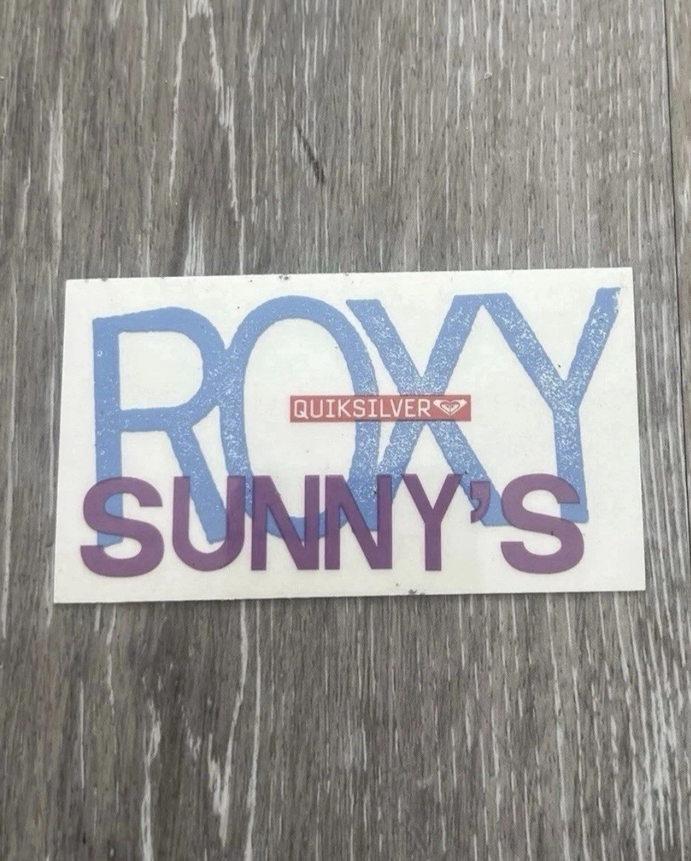 NEW RAISINS SURF GOLF SKATE BIKE SNOW SUP WOMEN GIRLS BIKINI 9-11 ROXY STICKER
