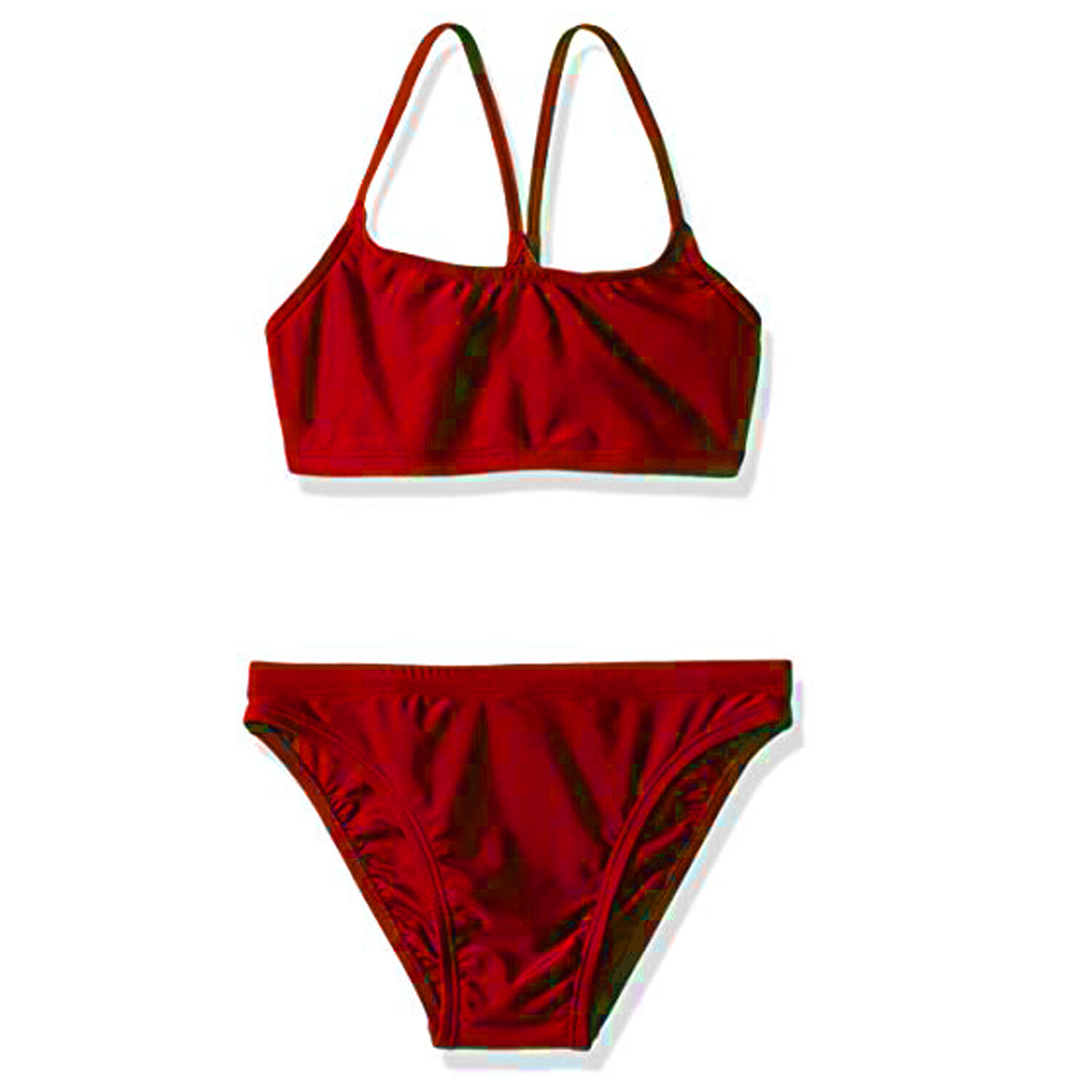 Junior Guard 2-Piece THIN Strap Swimsuit Red (READ SIZING)