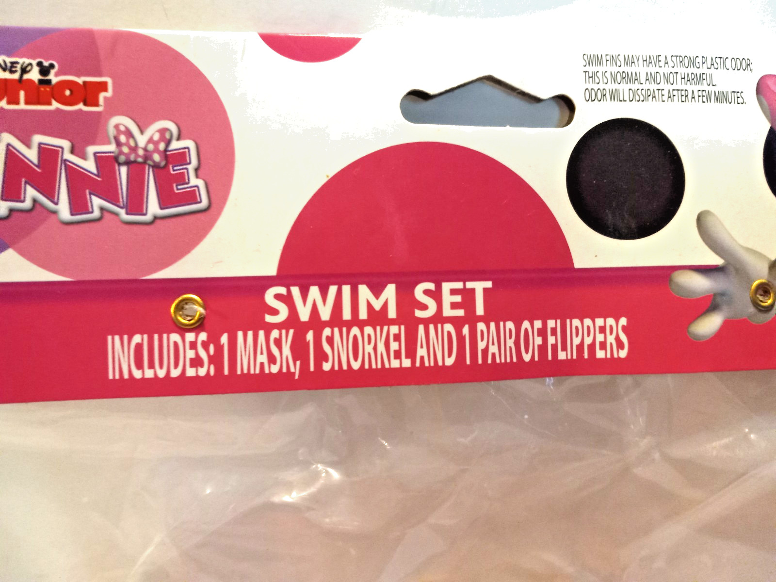 Disney Junior Minnie 4 Piece Swim Set NIP Never Used Ages 3+