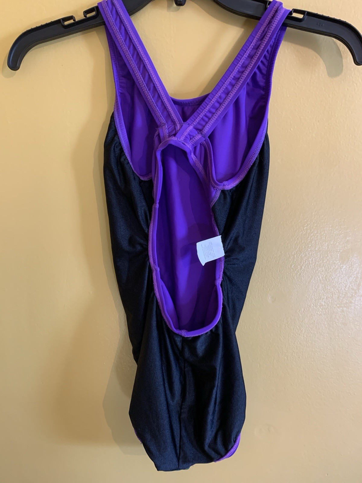 Purple Dolfin cute One Piece competitive Swimsuit Size 32 (Womens S/Kids L)