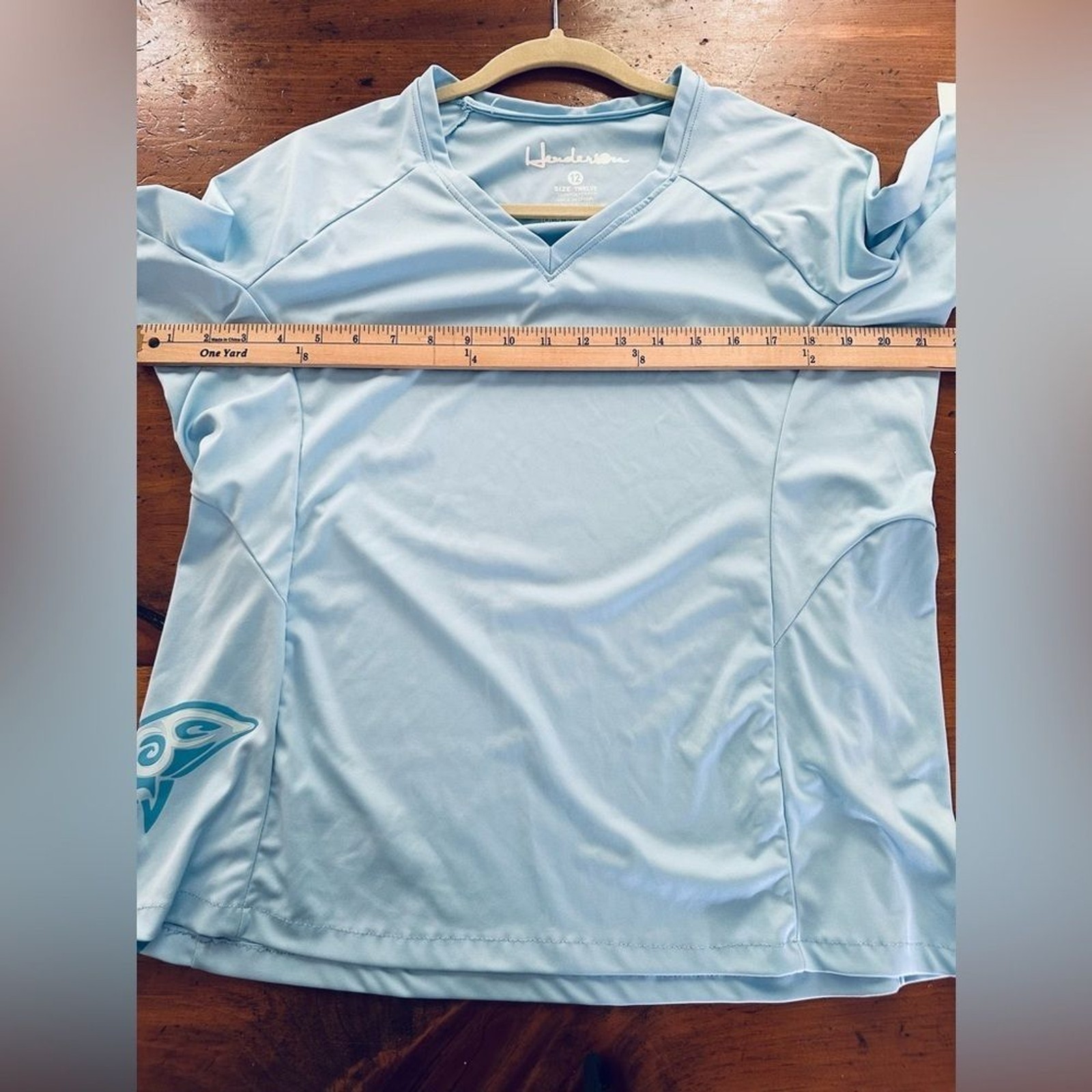 Henderson Aquatics Rash guard top Long Sleeve Sun protection Beach Vacay Sz 12