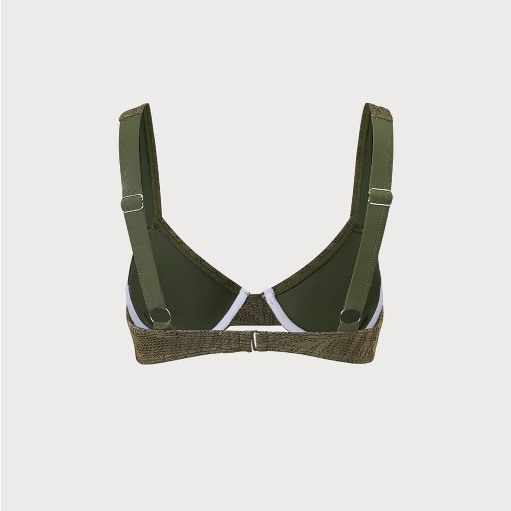 BERLOOK Crochet Underwire Bikini Top ONLY 09