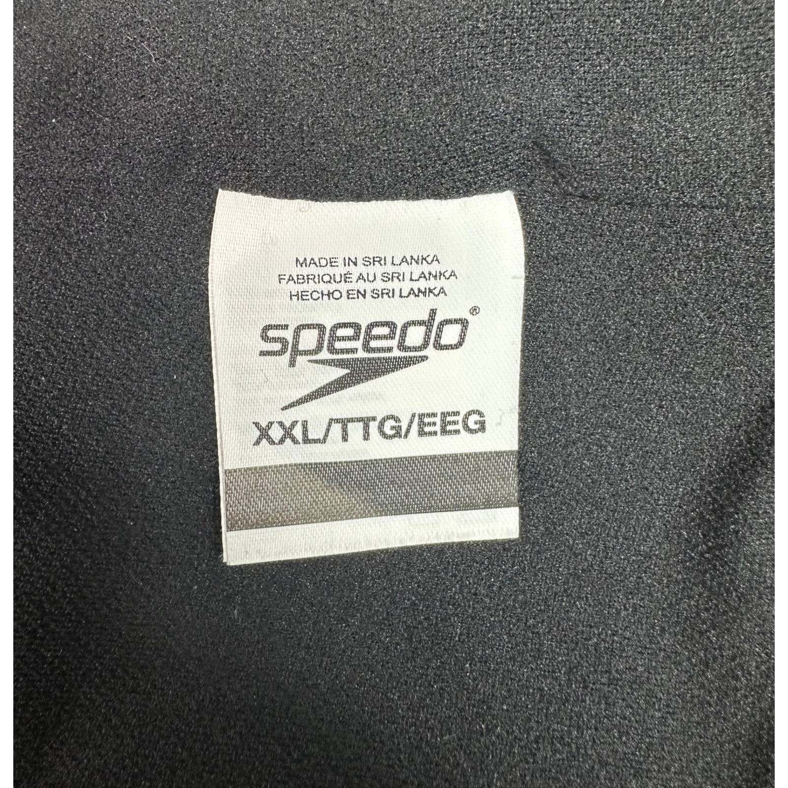 Speedo Women’s Style # 7722256 Black Ruched 1 Pc Swimsuit sz XXL (16257) NEW