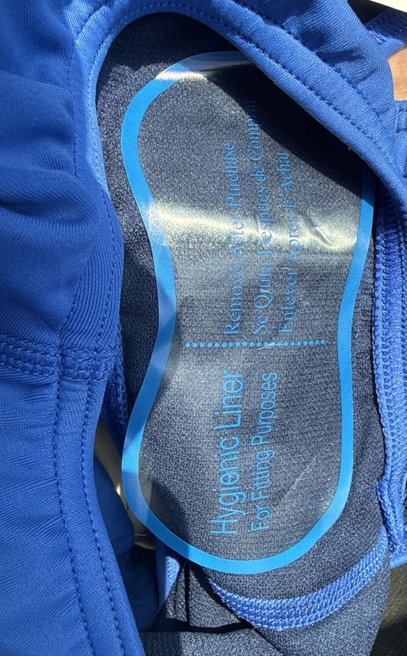 NEW Sporti Royal Blue One Piece Swimsuit Sz 30 Swim Practice/ Competition Suit