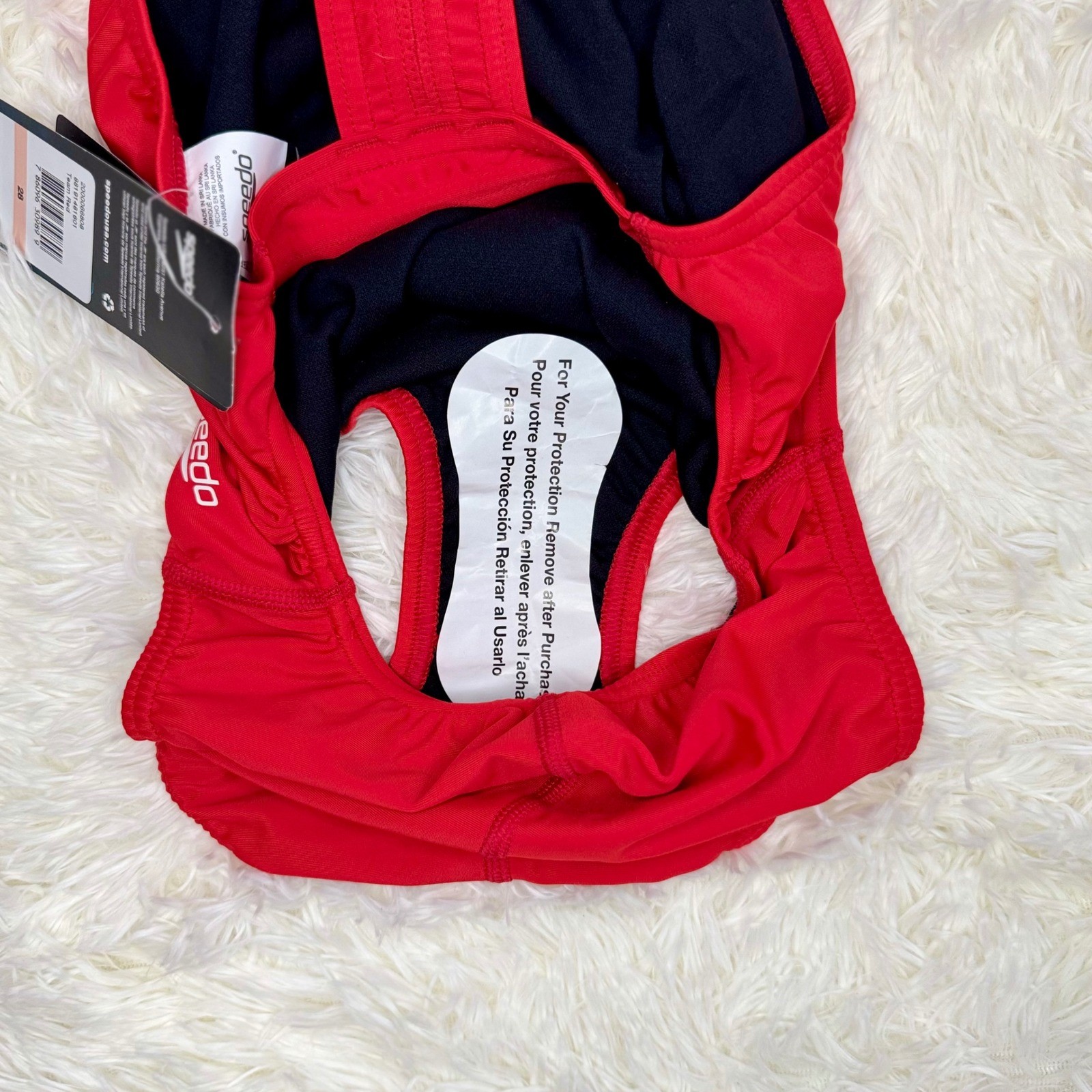 Speedo Pro LT Super Proback Swimsuit Women’s Size 2 28 Team Red One Piece