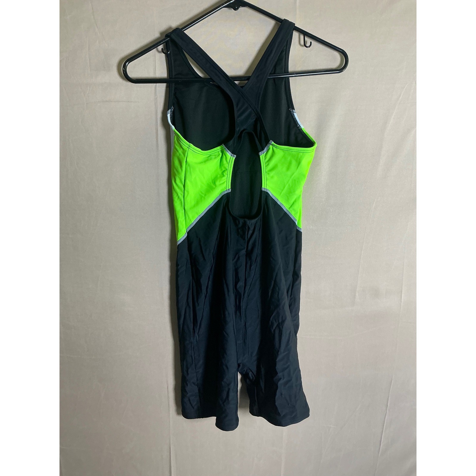 Beautyin Girls One Piece Boyleg Swimsuit 16 Neon Green Athletic Training Swim