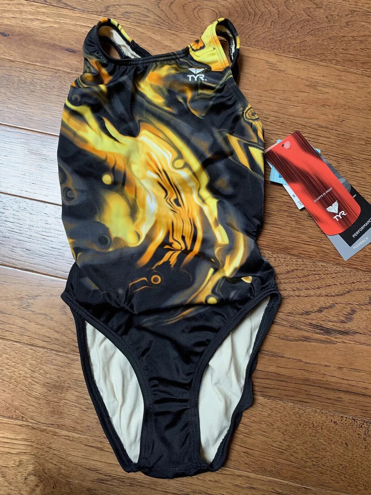 TYR Performance Maxback Training Swim suit Girl’s 24 NEW with Tags $64