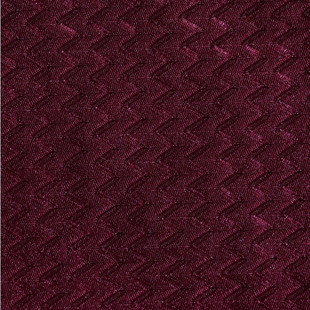 Berlook Burgundy Jacquard Knot Bikini Top ONLY 02