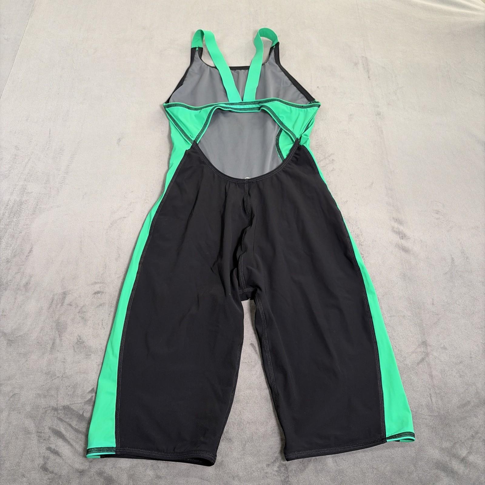 3) Speedo Fastskin LZR Pure Intent Open Back Kneeskin Tech Suit Size 10/36 Chrty