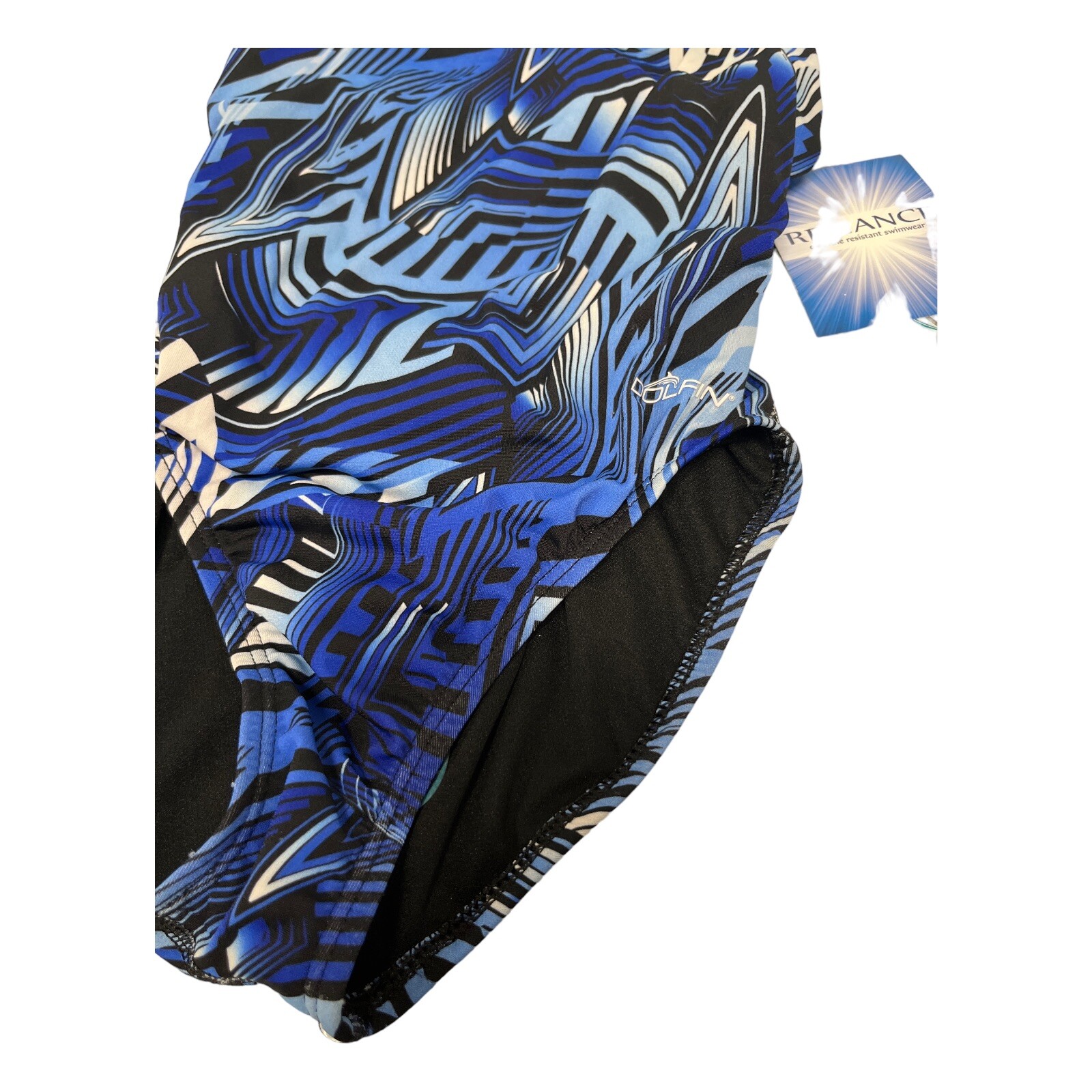 DOLFIN LADIES SIZE 26 RELIANCE BLUE TRAINING SWIMSUIT Sz 26 NEW NWT TAGS