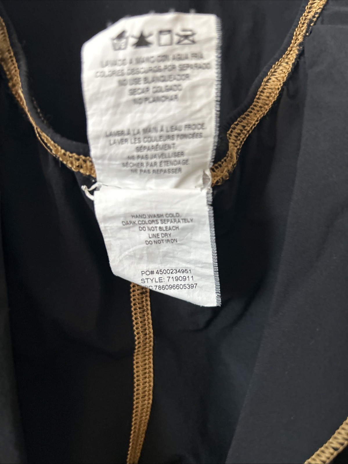 Speedo SIZE 23 – Lzr Racer Pro Recordbreaker Kneeskin Blk/Gold Trim – PRE-OWNED