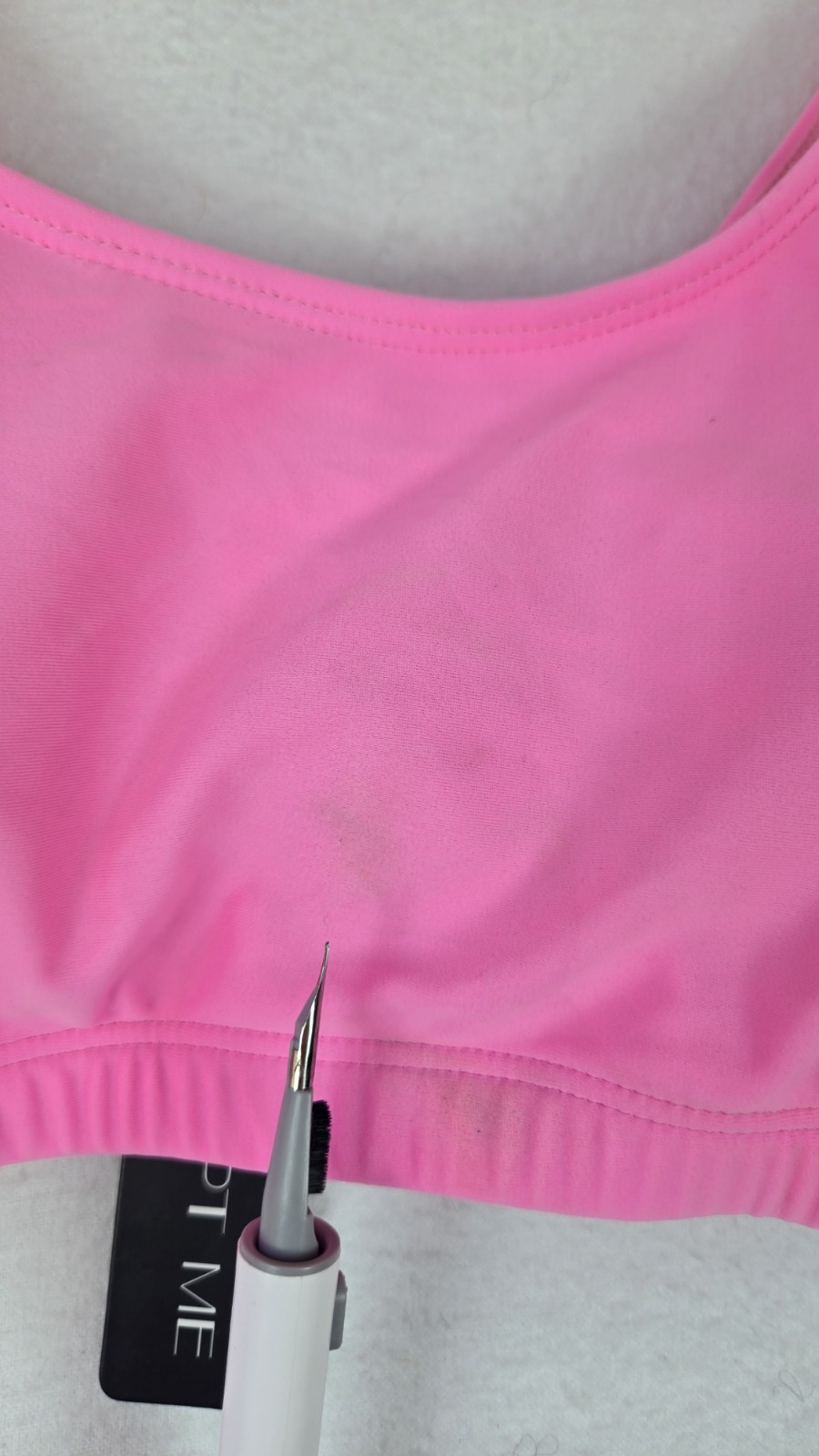 NWT Tempt Me High Waisted Bikini Swimsuit Sporty Two Piece Pink Size Medium