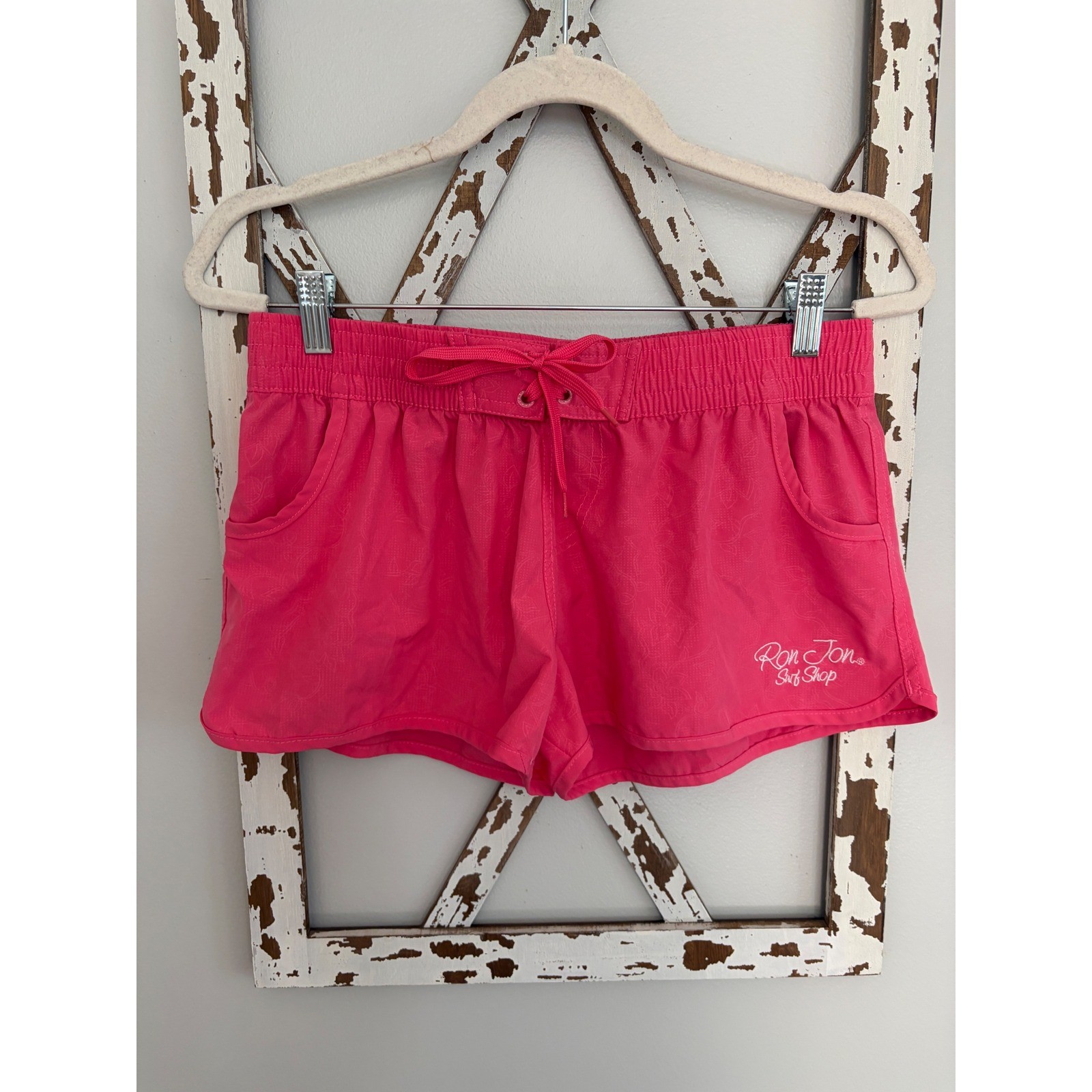 Ron Jon Surf Shop Womens Swim Board Shorts Elastic Waist Size XL