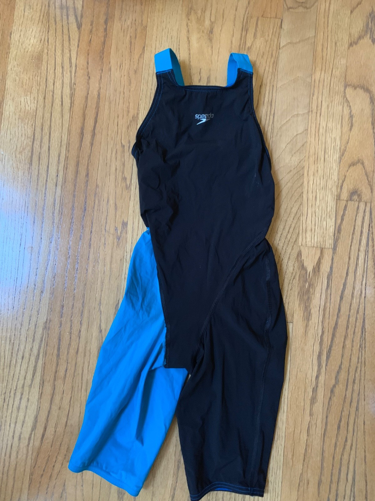 Speedo LZR Racer Pro Recordbreaker Kneeskin with Comfort Strap Blue/Black