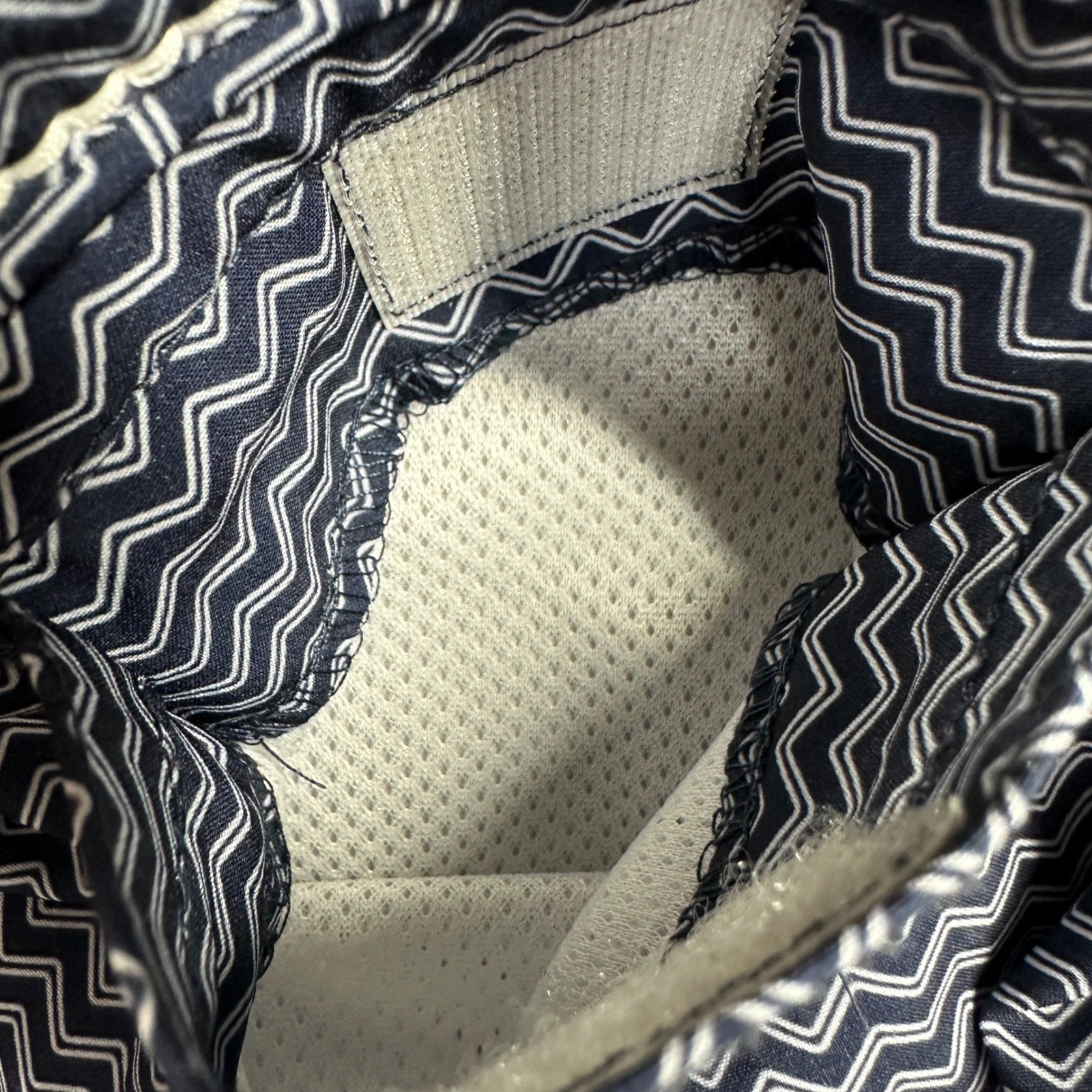 New Carve Designs Paddle Board Swim Shorts 4 Navy Blue Chevron Zig Zag Coastal
