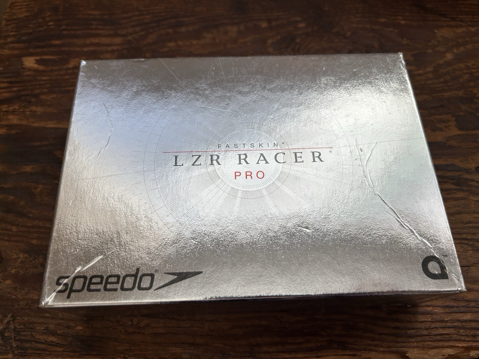 Speedo SIZE 23 – Lzr Racer Pro Recordbreaker Kneeskin Blk/Gold Trim – PRE-OWNED
