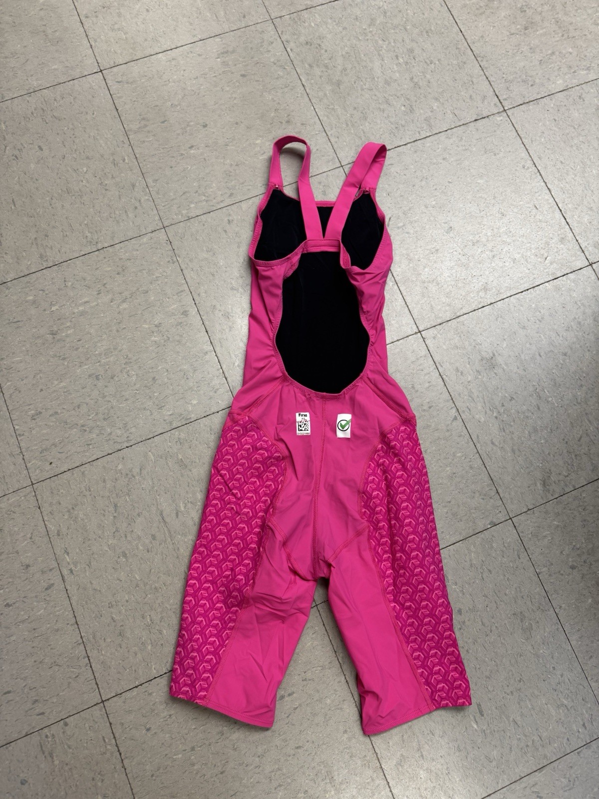 Dolfin Titanium Female Knee Tech Suit Swimsuit Size 34 Pre-owned Worn 3 Times