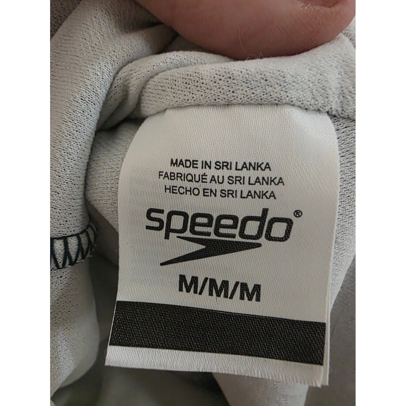 Speedo Navy Blue Cross-Back Athletic One-Piece