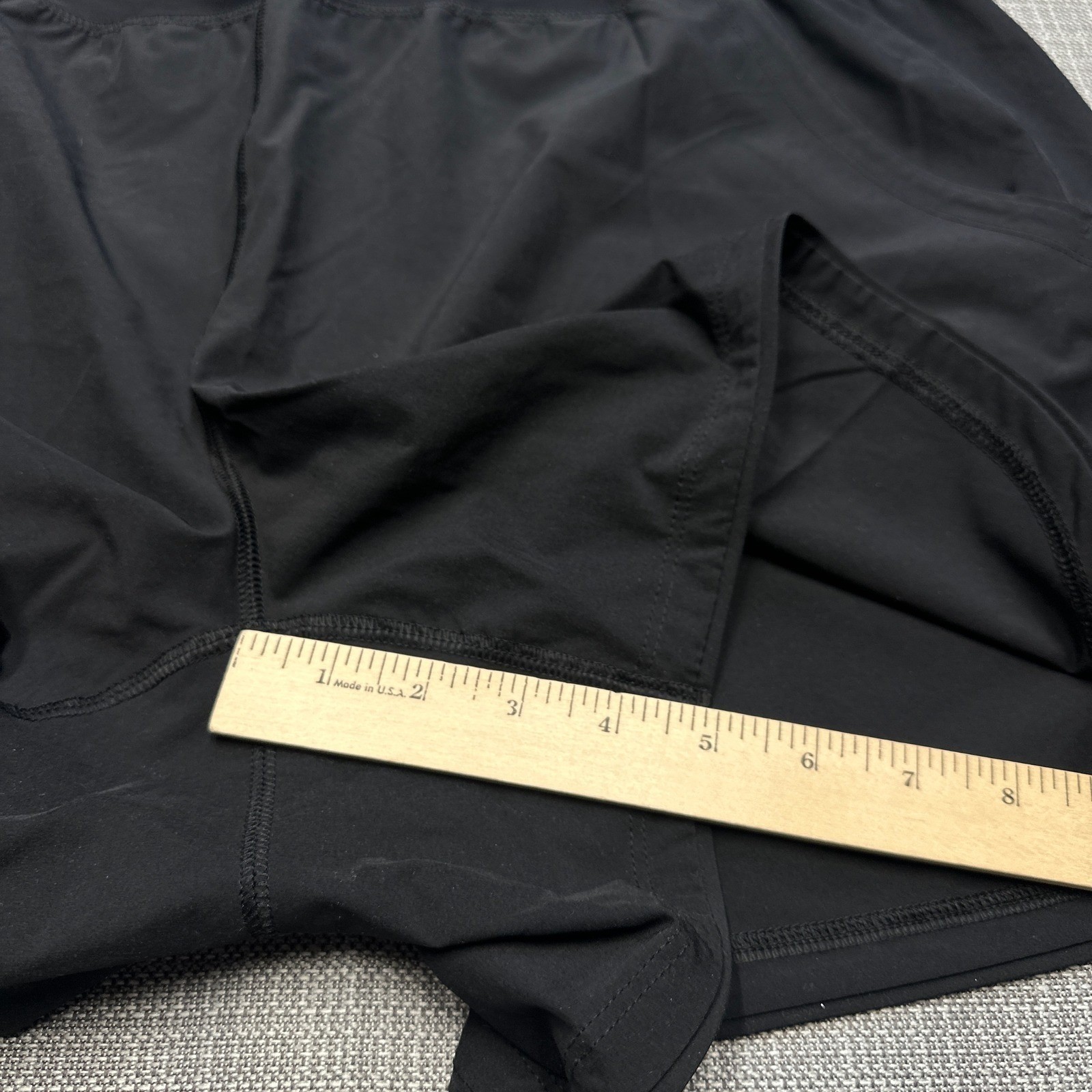 Lands End Athletic Swim Shorts Womens 20W Black Pullon Beach Vacation Pool